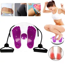 Обертовий диск + масаж стоп Waist Twisting, 27 см. Диск здоров'я для талії та м'язів живота