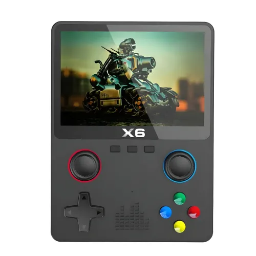 Портативная игровая консоль приставка X6 3,5 IPS-экран, 10000 игр 11 эмуляторов, 2000 мАч - фото 2