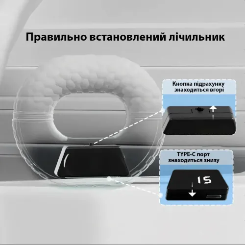 Еспандер Smart Grip HT01 для тренування, реабілітації пальців, грипер із силікону, Bluetooth, TYPE-C - фото 4