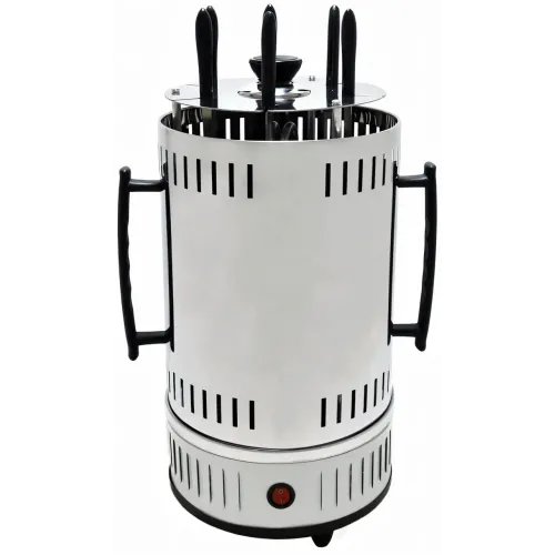 Електрошашличниця Domotec BBQ 7781, 1000 W, 6 шампурів, із захисним кожухом, чашами для стікання жиру - фото 5