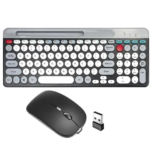 Бездротовий комплект ZYG 806, Bluetooth, повнорозмірна клавіатура, оптична миша, USB-зарядка - фото 2