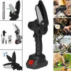 Міні електропила Chainsaw 48V, Li-lon акумулятор 1.5 А·год, 2000 об/хв, для обрізання дерев, різання дерев