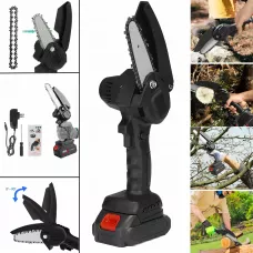 Міні електропила Chainsaw 48V, Li-lon акумулятор 1.5 А·год, 2000 об/хв, для обрізання дерев, різання дерев