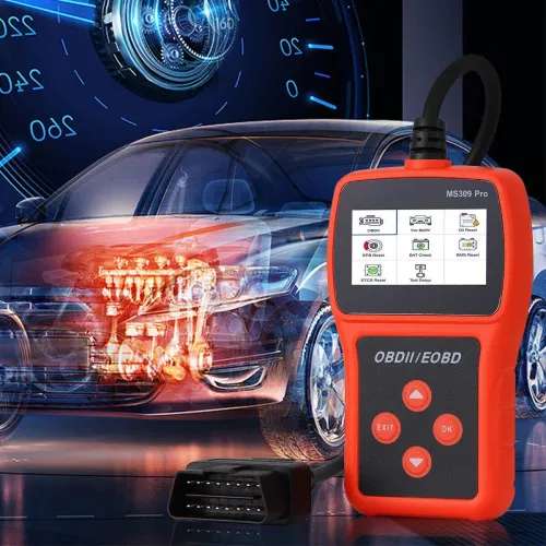 Сканер диагност MS309PRO OBD2, тестер неисправностей двигателя, определение DTC, заряда батареи, авто с 2006 г - фото 7