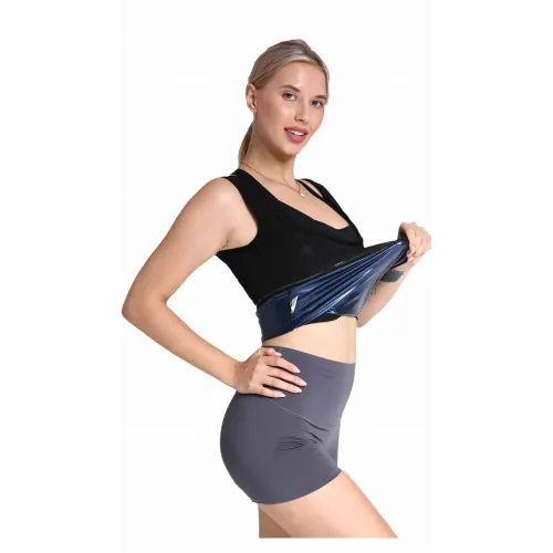 Жіноча майка сауна, Sweat Shaper для схуднення, утягувальна майка для занять спортом, для жінок, М/Л/ХЛ/2ХЛ XL