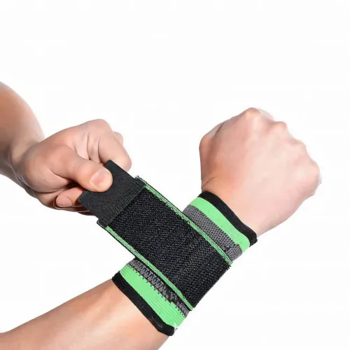 Компресійний бандаж на кисть pressurized wristbands, еластичний бинт на зап'ястя для занять спортом, липучка - фото 7