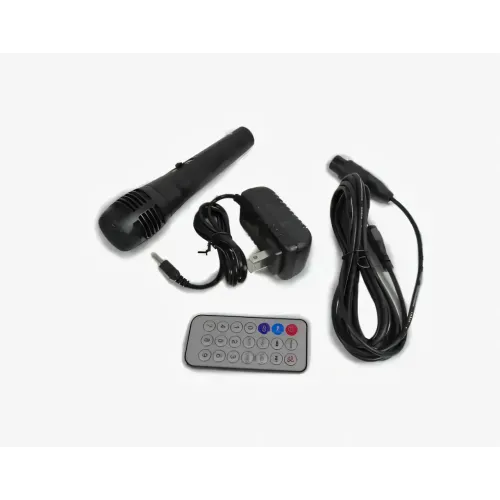 Портативна колонка Kimiso QS-1203, Bluetooth-колонка 12inch з мікрофоном і світломузкою, TF-карта, USB, FM - фото 6