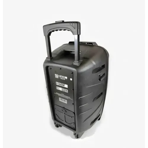 Портативна колонка Kimiso QS-1203, Bluetooth-колонка 12inch з мікрофоном і світломузкою, TF-карта, USB, FM - фото 4