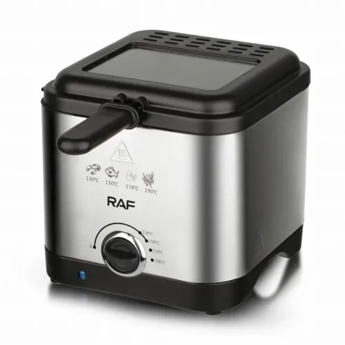 Електрична фритюрниця 2.5 л для смаження без олії, 1000 Вт, Deep Fryer RAF R5300, повітряний гриль, аерофритюр - фото 2