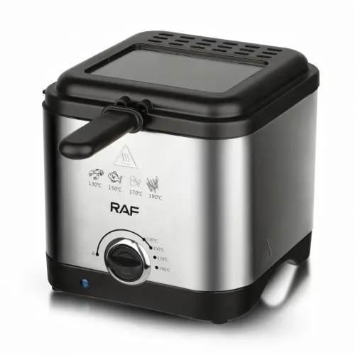 Електрична фритюрниця 2.5 л для смаження без олії, 1000 Вт, Deep Fryer RAF R5300, повітряний гриль, аерофритюр - фото 2