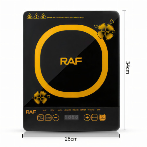 Індукційна електро плита RAF R.8016, 1 конфорка, 2000 W, сенсорне керування - фото 4