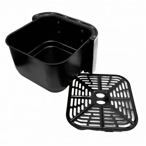 Аерофритюрниця Su Tai ST-606, аерогриль 6 л, Air Fryer з антипригарним покриттям, електрофритюр 1000 Вт, білий - фото 6
