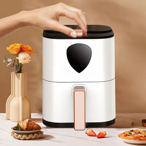 Аерофритюрниця Su Tai ST-606, аерогриль 6 л, Air Fryer з антипригарним покриттям, електрофритюр 1000 Вт, білий - фото 10