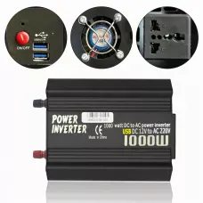 Перетворювач WX-1000 J USB 1000W, інвертор Wimpex 12 В постійного струму, 220-230 В змінного, 50 Гц/60 Гц