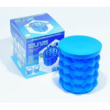 Силіконова форма для льоду Ice Cube Maker Genie, чаша для льоду 50*50 см, відро для льоду 980 мл, 120 кубиків