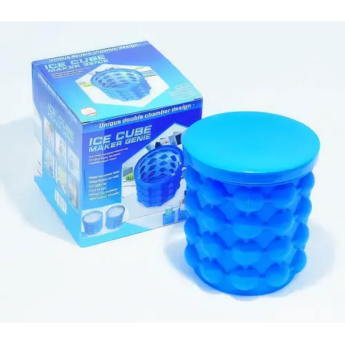 Силіконова форма для льоду Ice Cube Maker Genie, чаша для льоду 50*50 см, відро для льоду 980 мл, 120 кубиків - фото 8