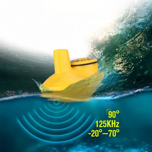 Портативний ехолот Fish Finder для літньої та зимової риболовлі, виявлення 0,6-73 м, 90°, водонепроникний - фото 4