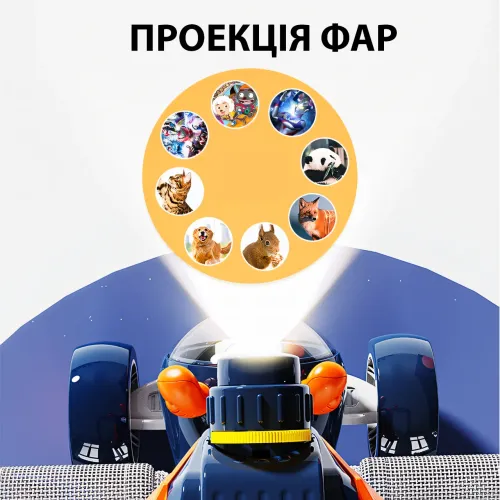 Дитячий самокат H-056, триколісний із проєктором, музикою, підсвіткою, складаною, регулюється, 2-5 років - фото 4