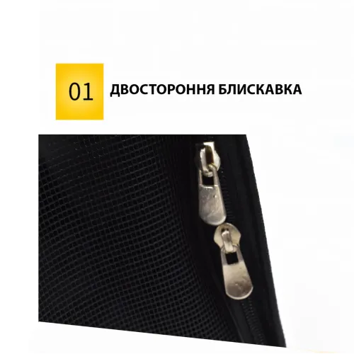 Сумка-переноска For Friends для собак и кошек до 5 кг, 36×22 см, на молнии, с вентиляцией, узор совы - фото 5