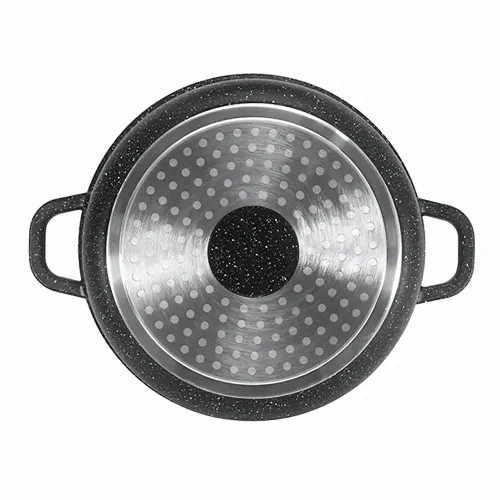Набір каструль Top Kitchen TK00020 і сковорідка, з гранітним покриттям, 5 ємностей, для всіх плит, алюміній - фото 4