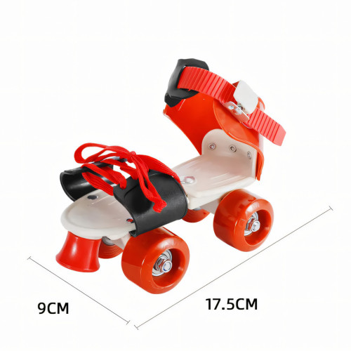 Детские квады Baby Quad, раздвижные ролики на обувь, размер 26-29, колеса PU, до 60 кг, передний тормоз - фото 6