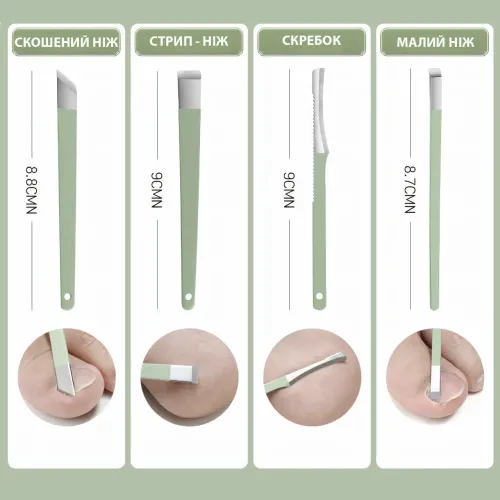 Маникюрный набор Manicure из нержавеющей стали в сумке, набор для педикюра 18 предметов - фото 2