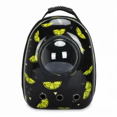 CosmoPet: космический рюкзак-переноска для домашних животных с иллюминатором, 42х32х22 см, лимончик