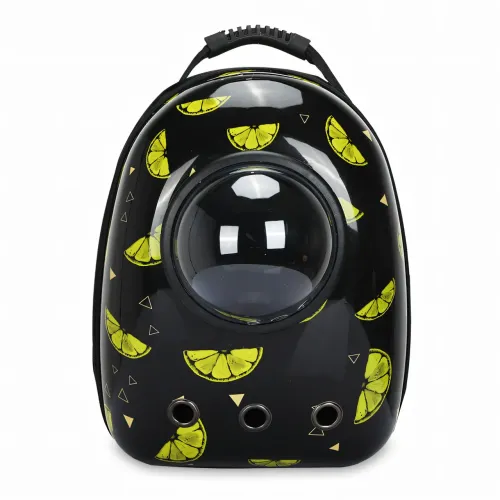CosmoPet: космический рюкзак-переноска для домашних животных с иллюминатором, 42х32х22 см, лимончик - фото 2