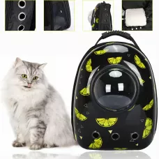 CosmoPet: космічний рюкзак-переноска для хатніх тварин з ілюмінатором, 42х32х22 см, лимончик
