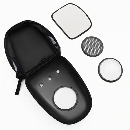 Рюкзак с илюминатором для домашних животных, переноска CosmoPet с окном, вентиляцией, 42х33х25см, красно-синий - фото 3