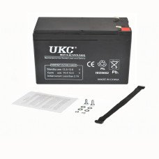 Акумуляторна батарея 12 В, BATTERY 12 V 9 A UKC, герметичний кислотно-свинцевий гелевий акумулятор