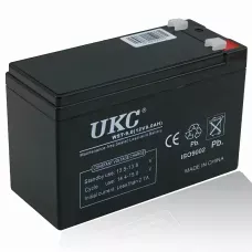 Аккумуляторная батарея 12В, BATTERY 12V 9A UKC, герметичный кислотно-свинцовый гелевый аккумулятор