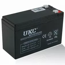 Акумуляторна батарея 12 В, BATTERY 12 V 9 A UKC, герметичний кислотно-свинцевий гелевий акумулятор