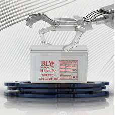 Акумулятор BATTERY 12 V 120 A BLW, гелевий АКБ із мідними клемами зі срібним покриттям, латунні вставки