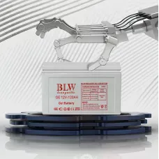 Акумулятор BATTERY 12 V 120 A BLW, гелевий АКБ із мідними клемами зі срібним покриттям, латунні вставки