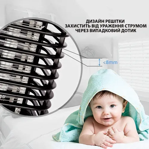 Портативная электрическая LED лампа-ловушка для насекомых, Mosquito killer AND LY-576, синий свет - фото 7