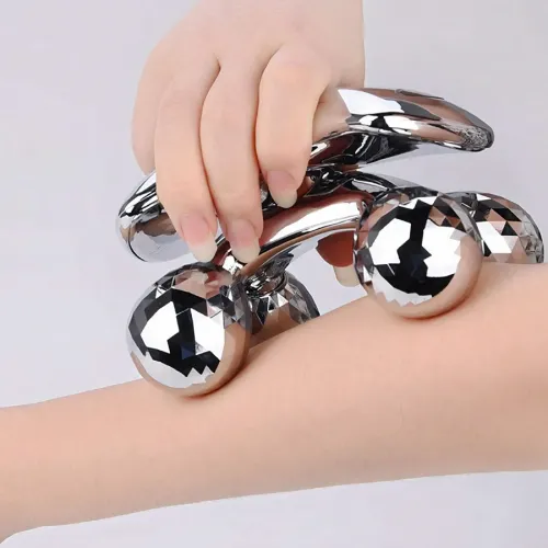 Ліфтинг 4D Massager для обличчя і тіла, масажер ролик для тіла AND LY587, 4 масажні головки, водонепроникний - фото 6