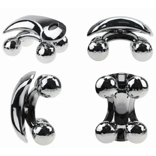 Ліфтинг 4D Massager для обличчя і тіла, масажер ролик для тіла AND LY587, 4 масажні головки, водонепроникний - фото 2