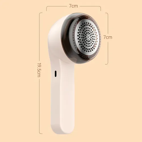 Машинка для видалення ковтунців, перезаряджуваний Hairball trimmer AND XL-888, Type-C, 19.5х7х7 см, кабель + щіточка - фото 4