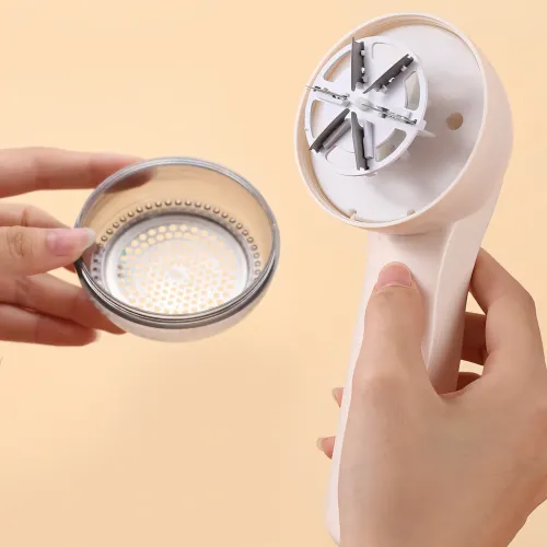 Машинка для видалення ковтунців, перезаряджуваний Hairball trimmer AND XL-888, Type-C, 19.5х7х7 см, кабель + щіточка - фото 3