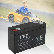 Свинцево-кислотний акумулятор BATTERY 6 V 12 A UKC, герметичний гелевий AGM акумулятор