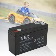 Свинцово-кислотный аккумулятор BATTERY 6V 12A UKC, герметичный гелевый AGM аккумулятор
