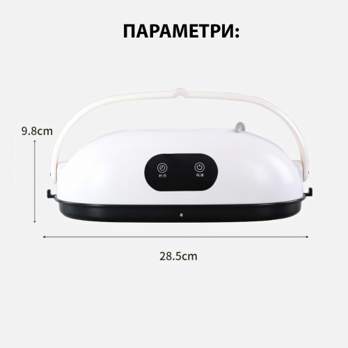 Портативная сушка для одежды HB-006, вертикальная переносная сушилка горячим воздухом, с чехлом и таймером - фото 2