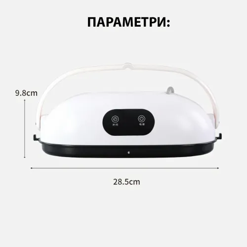 Портативне сушіння для одягу HB-006, вертикальне переносна сушарка гарячим повітрям, з чохлом і таймером - фото 5