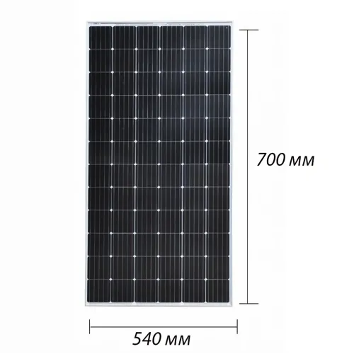 Монокристалічна сонячна панель MONO-50W (17.5 V), 700х540х30 мм - фото 8