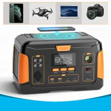 Портативна зарядна електростанція WX-1437, 500 W, АКБ 140 400 мА·год, роз'єми USB, Type-C, DC, 2 розетки