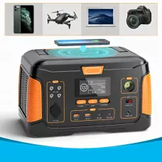 Портативна зарядна електростанція WX-1437, 500 W, АКБ 140 400 мА·год, роз'єми USB, Type-C, DC, 2 розетки