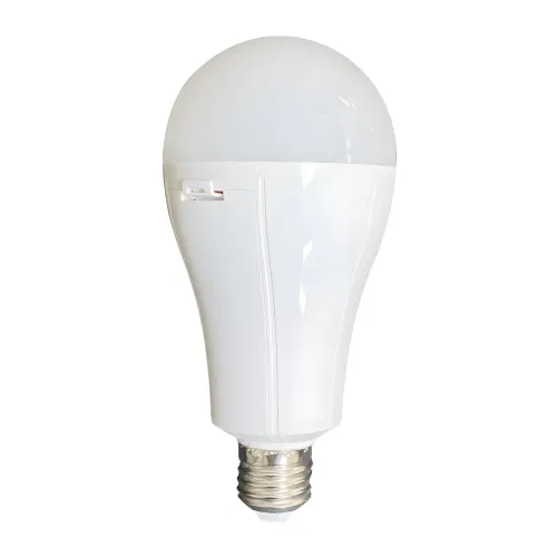 LED-Лампочка 15w 2 в 1, з акумулятором 2 x 18650, цоколь E27, працює від 220 В і від вбудованих акб - фото 2