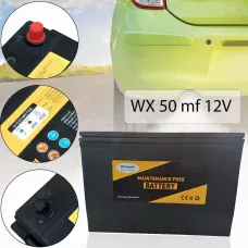 Акумулятор WX 50mf 12 V, що не обслуговується свинцево-кислотний герметичний акб з індикацією заряду