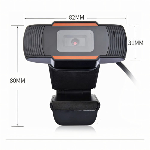 Вебкамера B1 HD 720P, професійна поворотна USB Web Camera із затискачем для кріплення на монітор